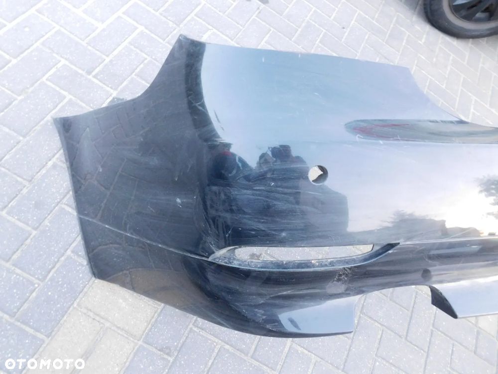 zderzak tył tylny BMW E60 SEDAN 05-10 CZARNY - 3