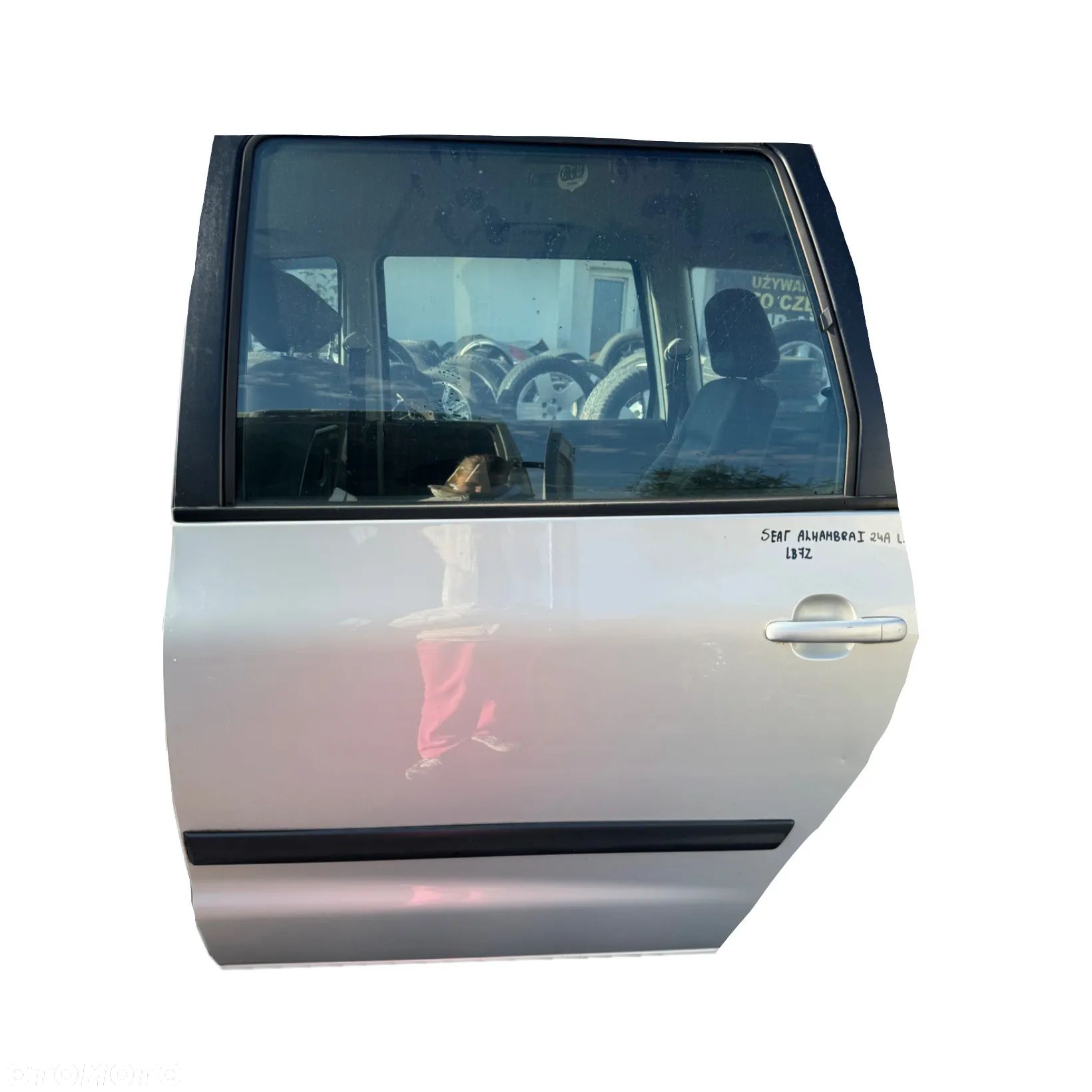 SEAT ALHAMBRA I LIFT DRZWI LEWE TYLNE LEWY TYŁ LB7Z KOMPLETNE - 1