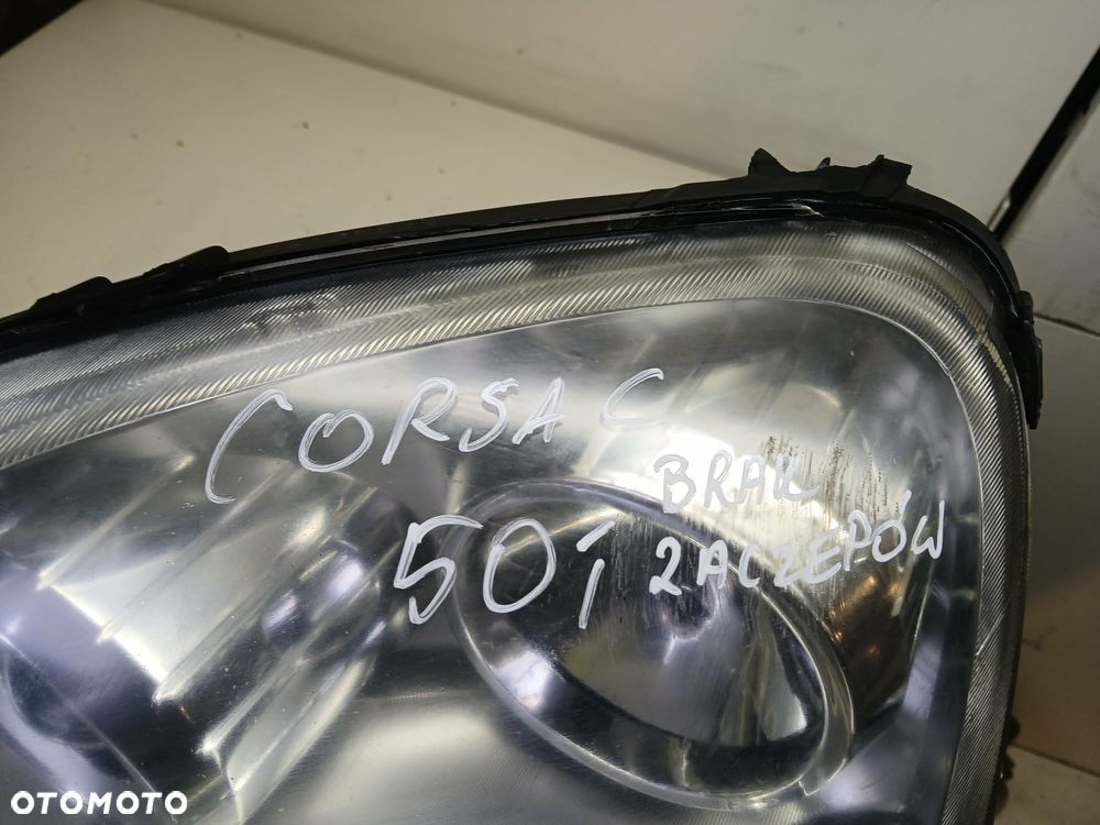 Opel Corsa C Lampa przednia lewa brak zaczepów - 2