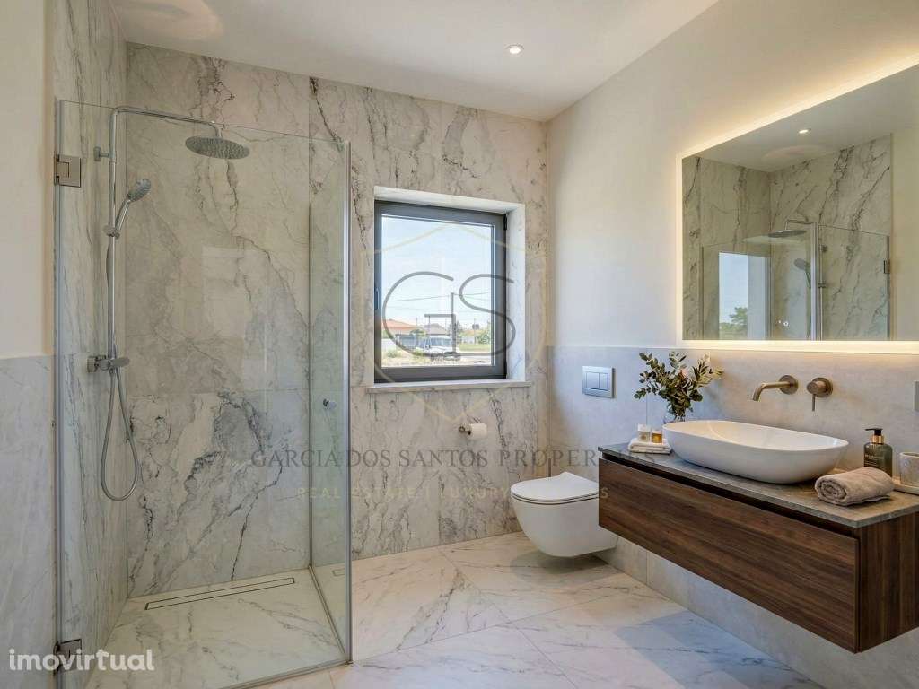 Moradia T4 Nova com Piscina Aquecida, Garagem e Jardim - Grande imagem: 5/33