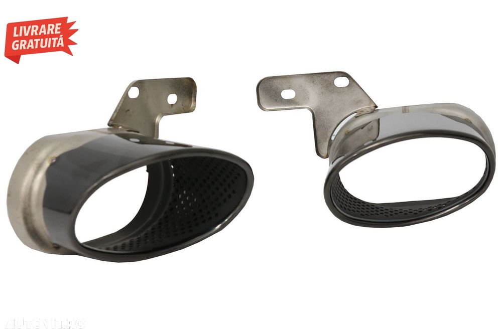 Bara Spate cu ornamente evacuare Audi A6 C8 4K Sedan (2018-Up) RS Design- livrare gratuita - 7