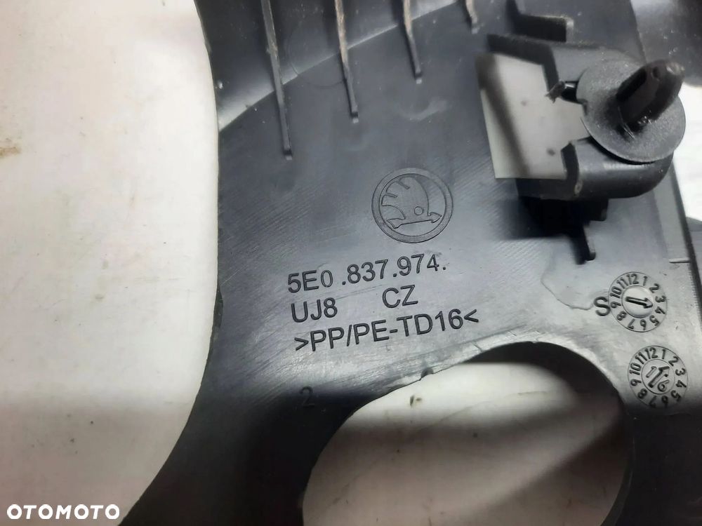 SKODA OCTAVIA III OSŁONA LUSTERKA PRAWA 5E0837974 - 4