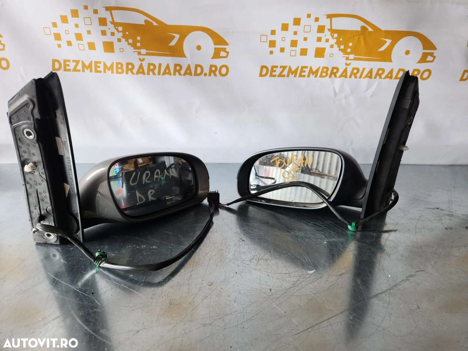 Oglinzi Oglinda Stanga Dreapta Vw Touran Electrice Volan Stanga Cu 5 Fire La Mufa - 2