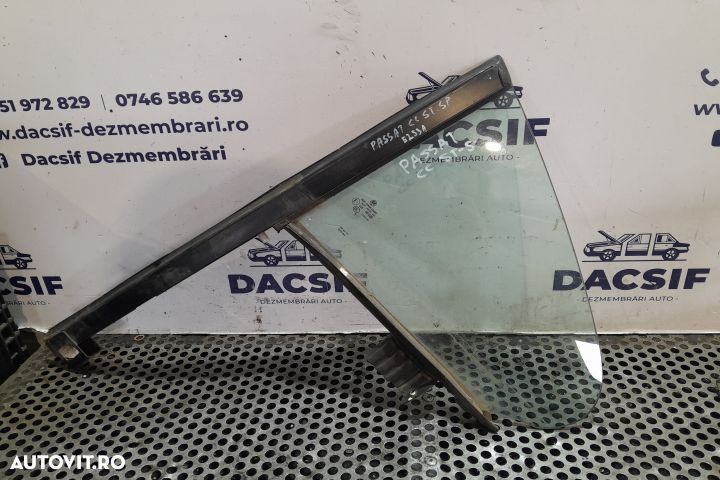 Geam fix usa spate stanga 3C0345215 3C8845205 Volkswagen VW Passat CC - 1