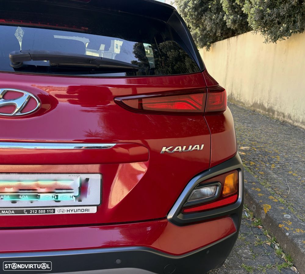Hyundai Kauai 1.0 T-GDi Premium Pele/Tec.Vermelho - 14