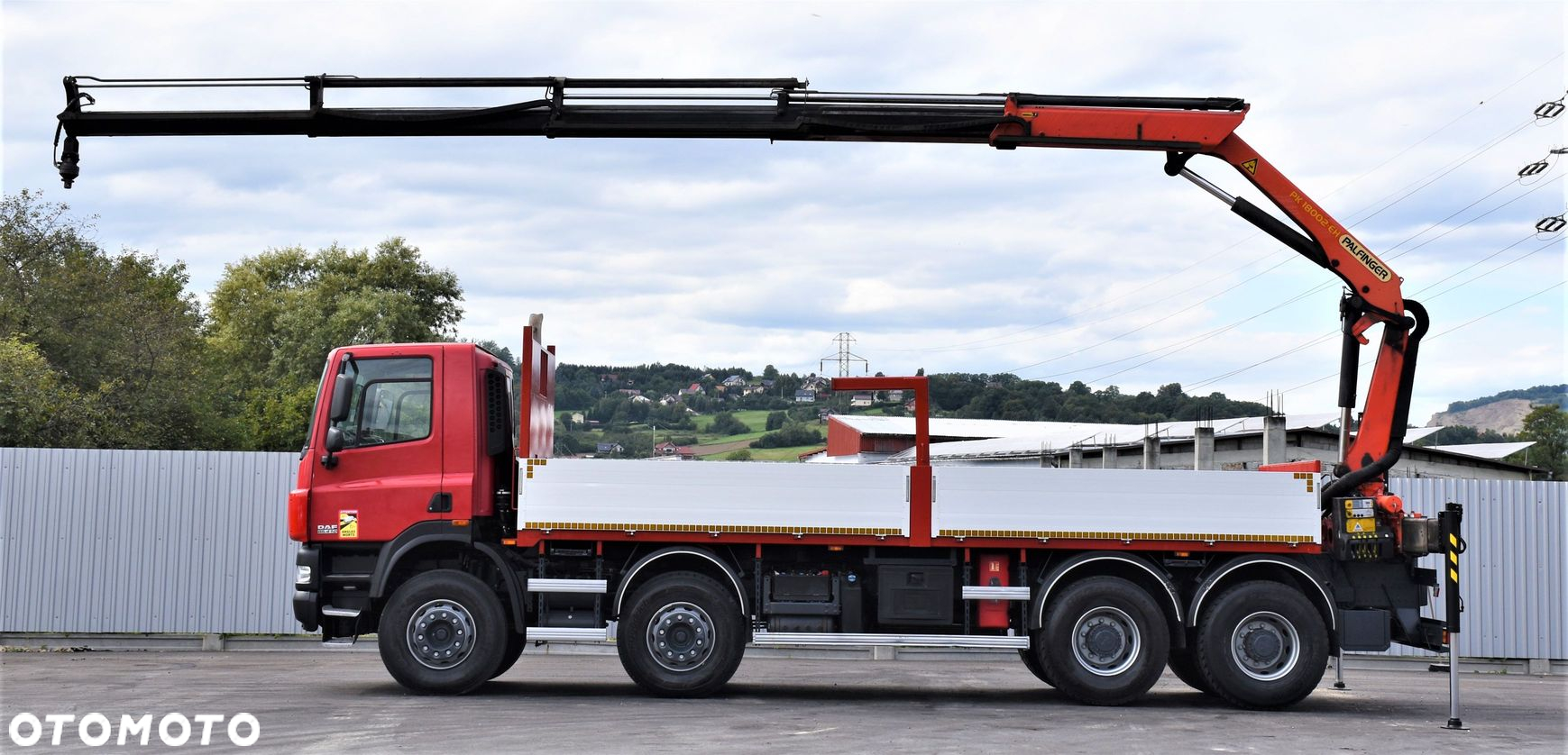 DAF CF 85.410 Skrzynia 6,80m + PK 18002-EHC+PILOT /8x4 - 5