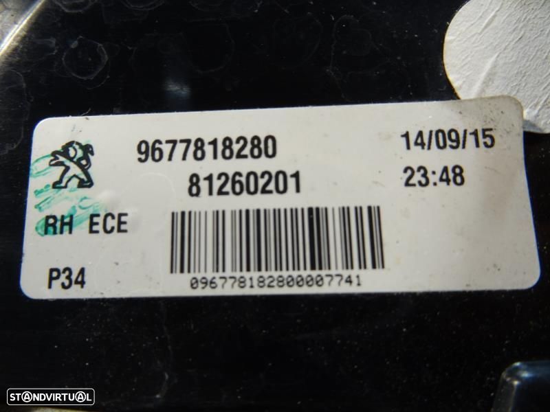 Farolim Direito Peugeot 308 Ii  Farolim Direito Da Mala Peugeot 308 2 - 7