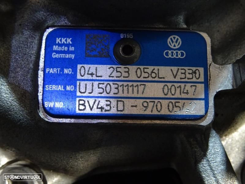 Turbo KKK 2.0 TDI 190cv: 04L253056L / BV43D9700542 - 7