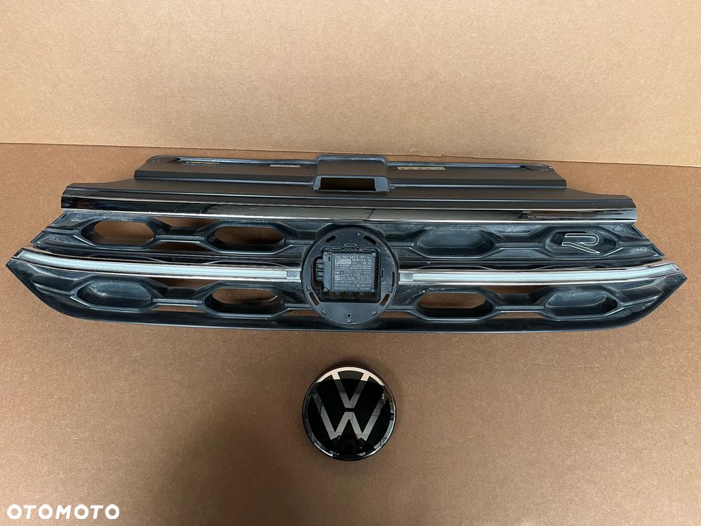 GRILL VW T-ROC LIFT RLine LED 2GA853653H ATRAPA ZDERZAKA RADAR 2Q0907561C - 1