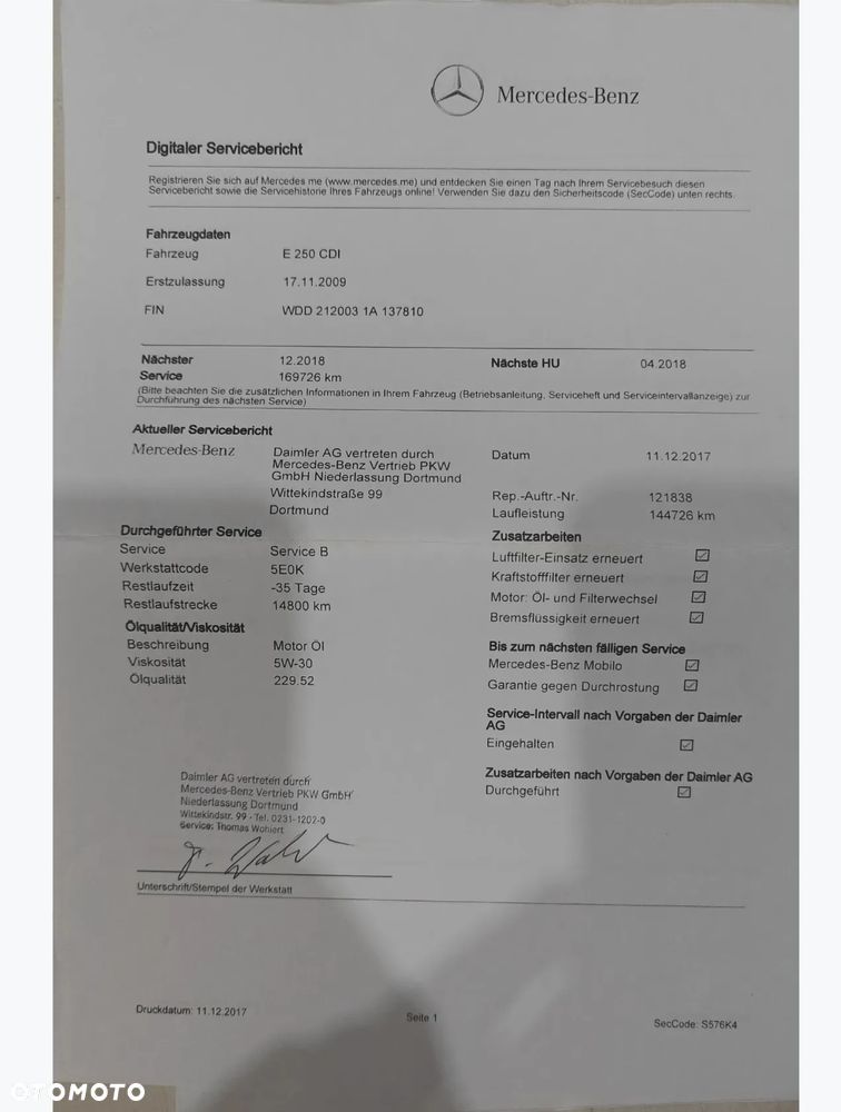 Mercedes-Benz Klasa E 250 CDI DPF BlueEFFICIENCY Automatik Elegance - 22