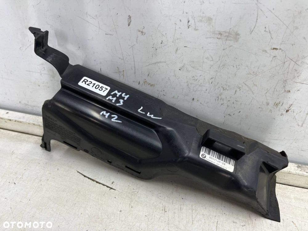Osłona chłodnicy BMW M3 F80 M4 F82 F83 M2 F87 lewa kierownica powietrza pasa przedniego wlot 8057149 - 1