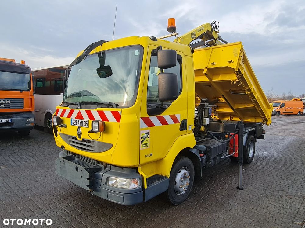Renault Midlum 160DXi Wywrotka 3 str HDS HMF Specjalny Czołownica Solarka Piaskarka - 2