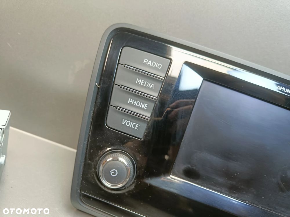 Radio Nawigacja Skoda Octavia 3 III Wyświetlacz Czytnik Multimedia Napęd 5E0919605D 5E0035874 - 3