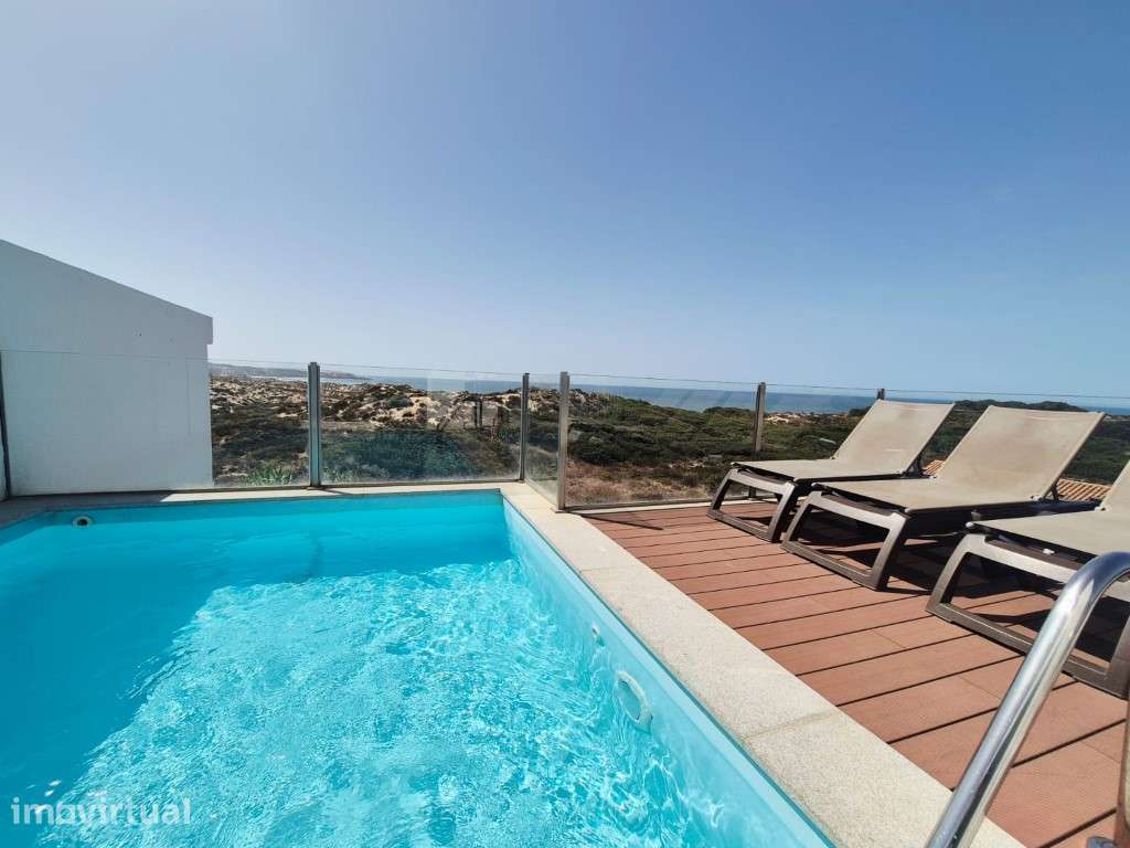 T2 com Rooftop, Piscina Infinity e Vista Mar - Vila Nova de Milfontes - Grande imagem: 4/52