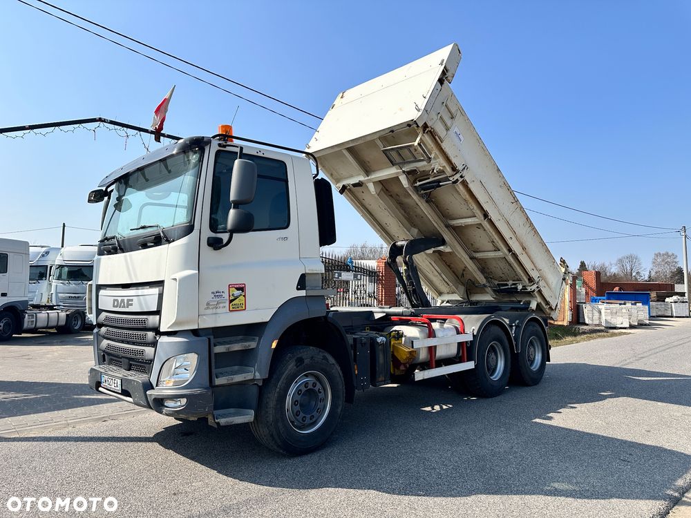 DAF CF 410 Euro 6 6x4 Wywrotka 5,20 m Blokady BORDMATIC Klapo-drzwi