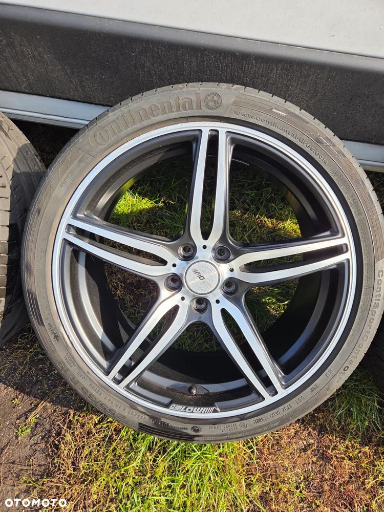 Koła letnie Felgi aluminiowe Motec MCT4-8519 19 Cali 8.5Jx19H2 5x112 ET 45 57,1 255/35R19 96Y Dot 4822 2022 Rok Continental ContiSportContact 5P - 8