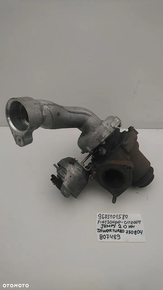 TURBINA 2.0 HDI 128KM 150KM 163KM SCUDO JUMPY 9675101580 807489 - 4