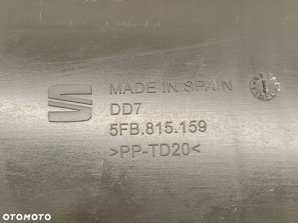 OSŁONA OBUDOWA RYNNA PODSZYBIA Seat Leon IV 5FB815159 - 12