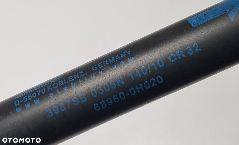 SIŁOWNIK TELESKOP KLAPY BAGAŻNIKA TYŁ CITROEN C1 68950-0H020 - 4