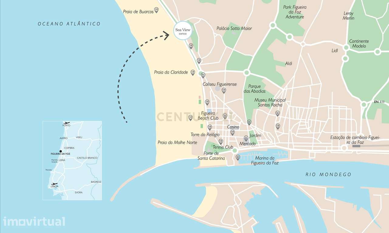 T2 de Luxo na Primeira Linha de Mar em Buarcos - Grande imagem: 3/24