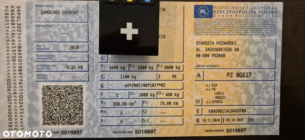 Kia Stonic 1.0 T-GDI L Business Line - 33