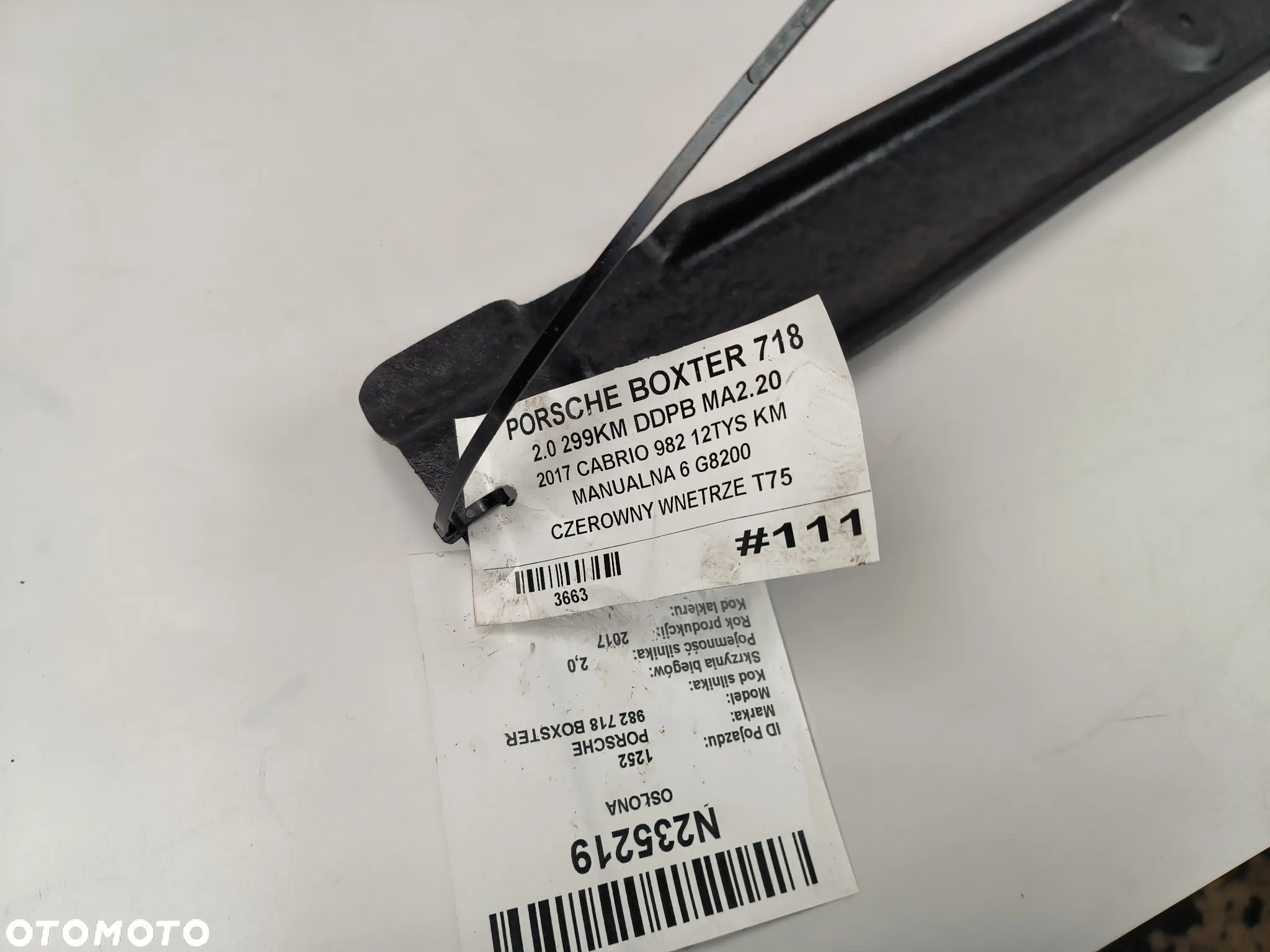 Osłona środkowa podwozia 99150460300  99150430500  Porsche Boxtser 718  2017r. - 4
