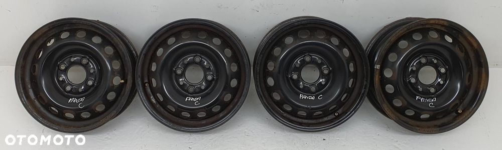 FELGA STALOWA 13 5J ET35 4X98 FIAT PANDA II 1SZT - 4