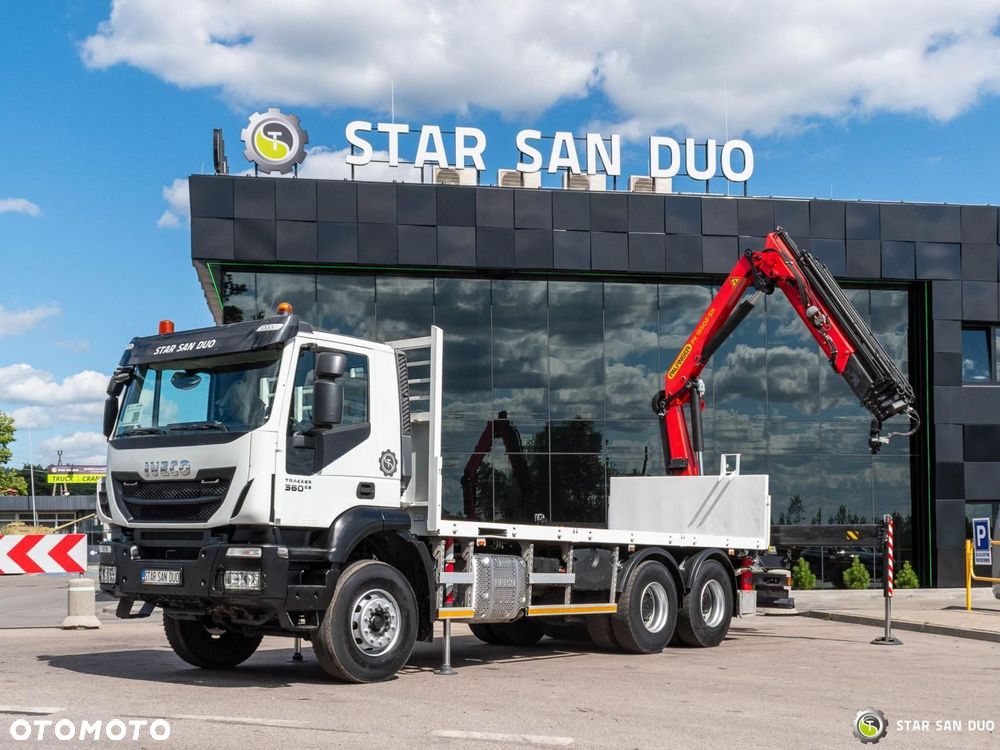Iveco TRAKKER 360 6x4 PALFINGER PK 18502 SH HDS Żuraw Rotator - 14