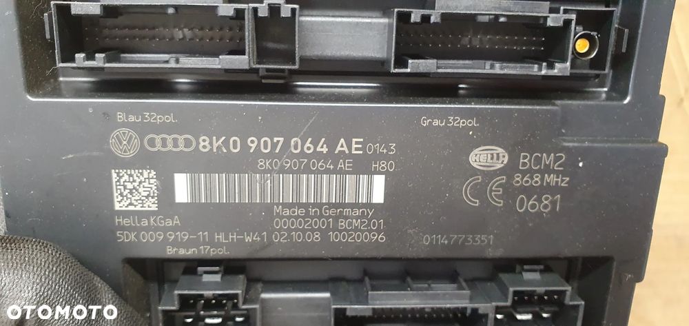 Moduł sterownik komfortu Audi A4 B8 8K0907064AE - 4