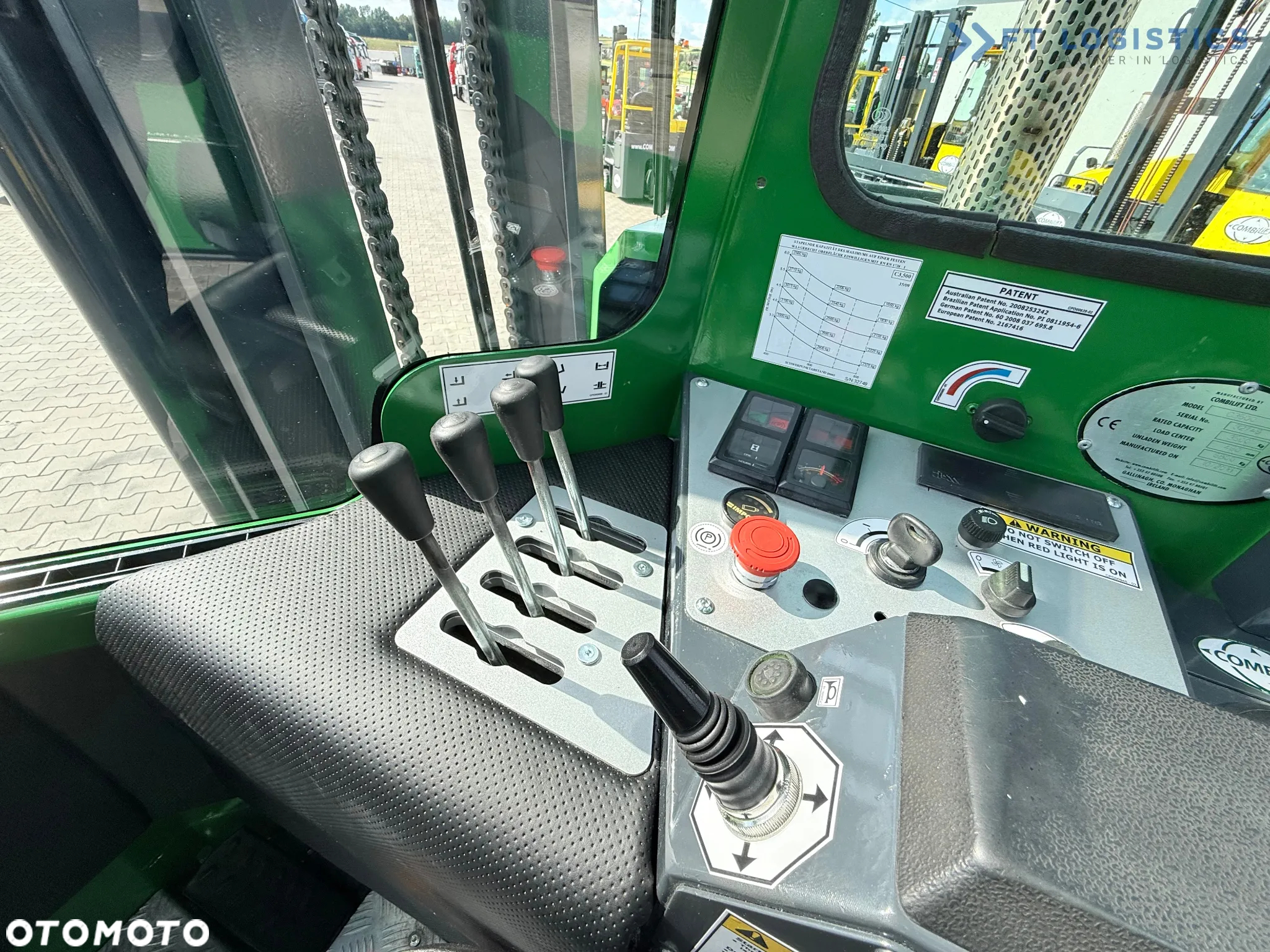 Combilift C3500 / DUPLEX 4100MM / GAS / WYSUWNE WIDŁY / KABINA / OGRZEWANIA + KLIMATYZACJA / JAK NOWY - 14