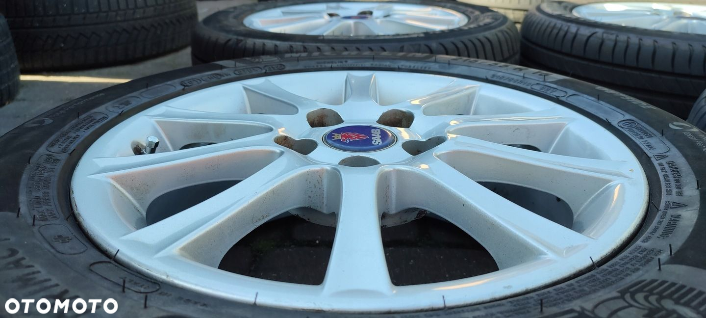 Felgi Aluminiowe Oryg. Saab 9-5 16 Cali 5x110 6,5Jx16 ET49 Ø65,1mm 12771532 - 9