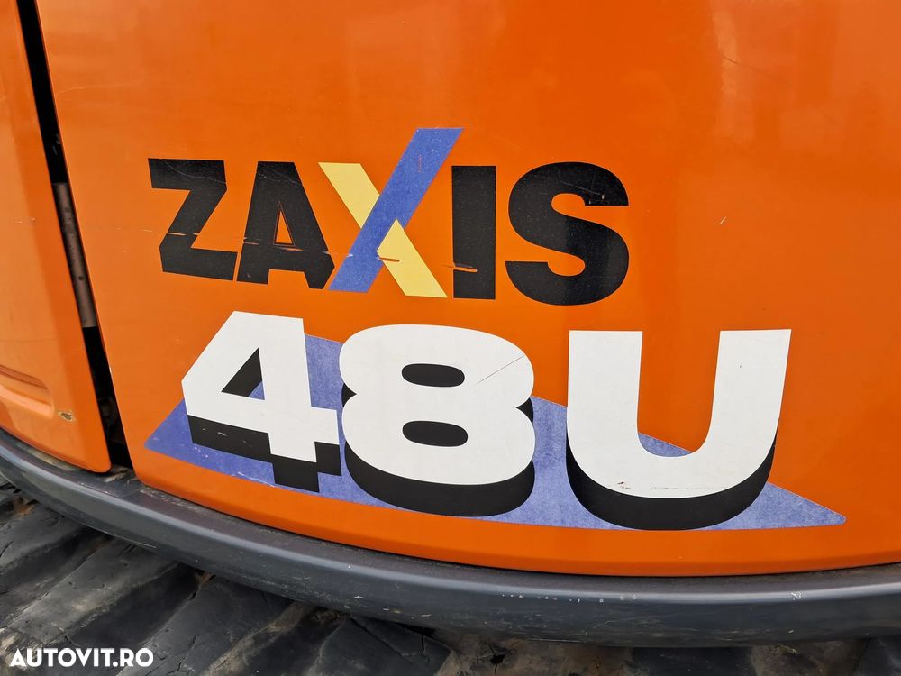 Hitachi ZX48-6 ZAXIS 48U DOUA CUPE , PICON SI LAMA TIP BULDOZER - 6