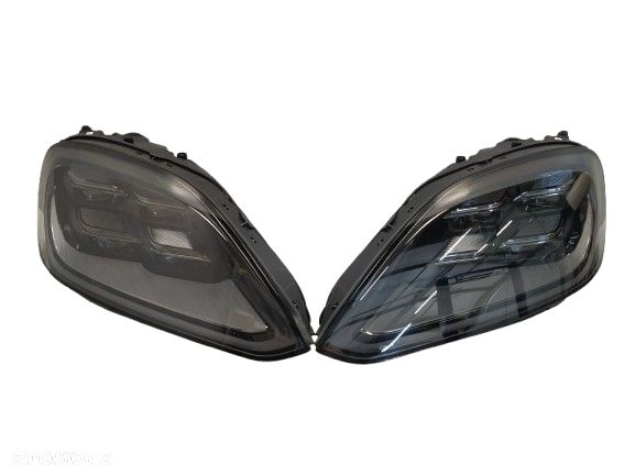PORSCHE CAYENNE III LIFT LAMPY LAMPA REFLEKTORY PRZÓD PRZEDNIE LED PRAWA LEWA PRZETWORNICA KOMPLET NOWY ORYGINAŁ - 1