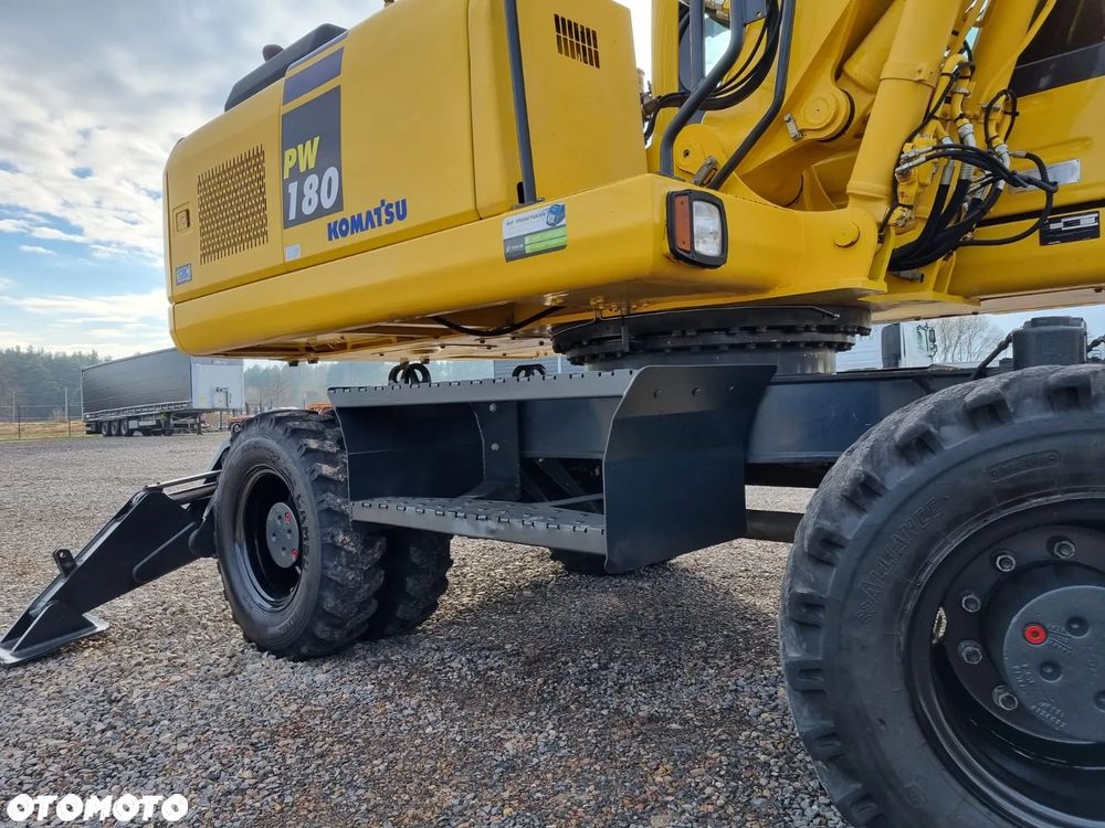 Komatsu PW180 Koparka 19t Kołowa‼️Super Stan Zadbana Stan bardzo dobry. Centralne smarowanie, Klima 2x Osprzęt - 9