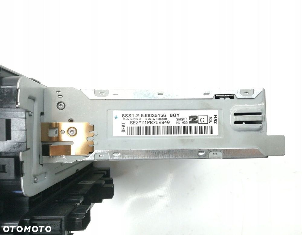 RADIO FABRYCZNE CD 1DIN SEAT IBIZA IV 6J 1.2 6J0035156 - 4
