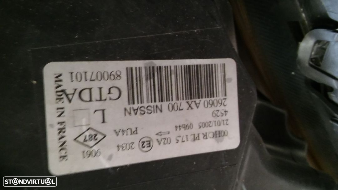 Farois lado condutor nissam micra k12 - 2