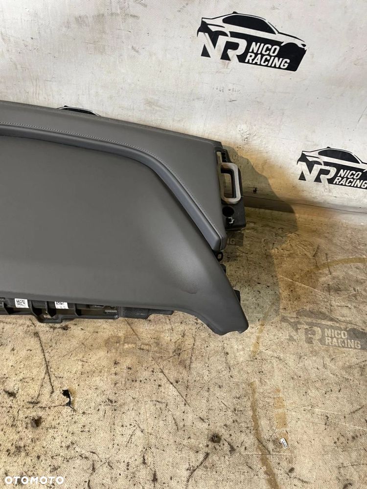 DESKA ROZDZIELCZA KOKPIT KONSOLA BMW 7 G70 LEDER ATLASGRAU HUD - 5