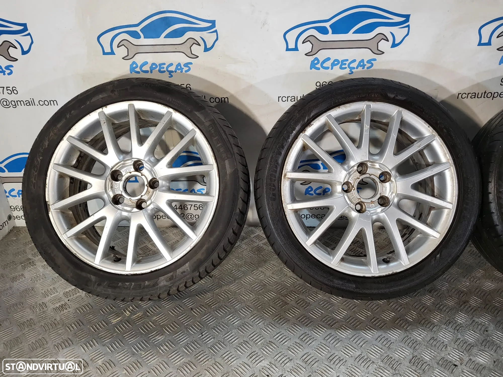 Conjunto Jantes 17 Originais VW Golf 5 Jetta 7J ET54 5x112 1K0601025AN - 6