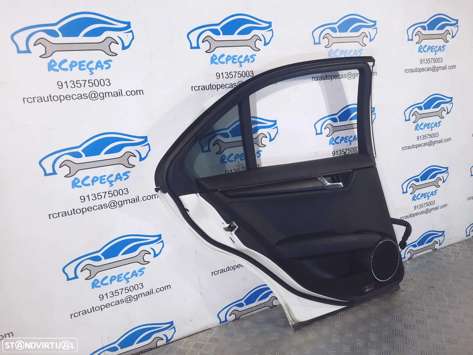 .PORTA TRASEIRA TRÁS ESQUERDA MERCEDES-BENZ C CLASS W204 SEDAN CARRO A2047300105 2047300105 QUARTELAS MOTOR PUXADOR VIDRO - 8