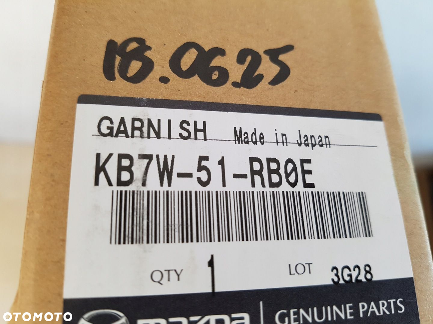 MAZDA CX-5 CX5 listwa na drzwi lewy przód KB7W-51-RD0E - 5
