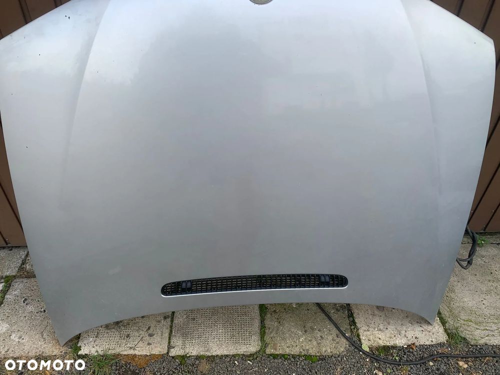 BMW E46 LIFT MASKA POKRYWA SILNIKA SREBRNA CZARNY EMBLEMAT CHROMOWANE KRATKI - 4