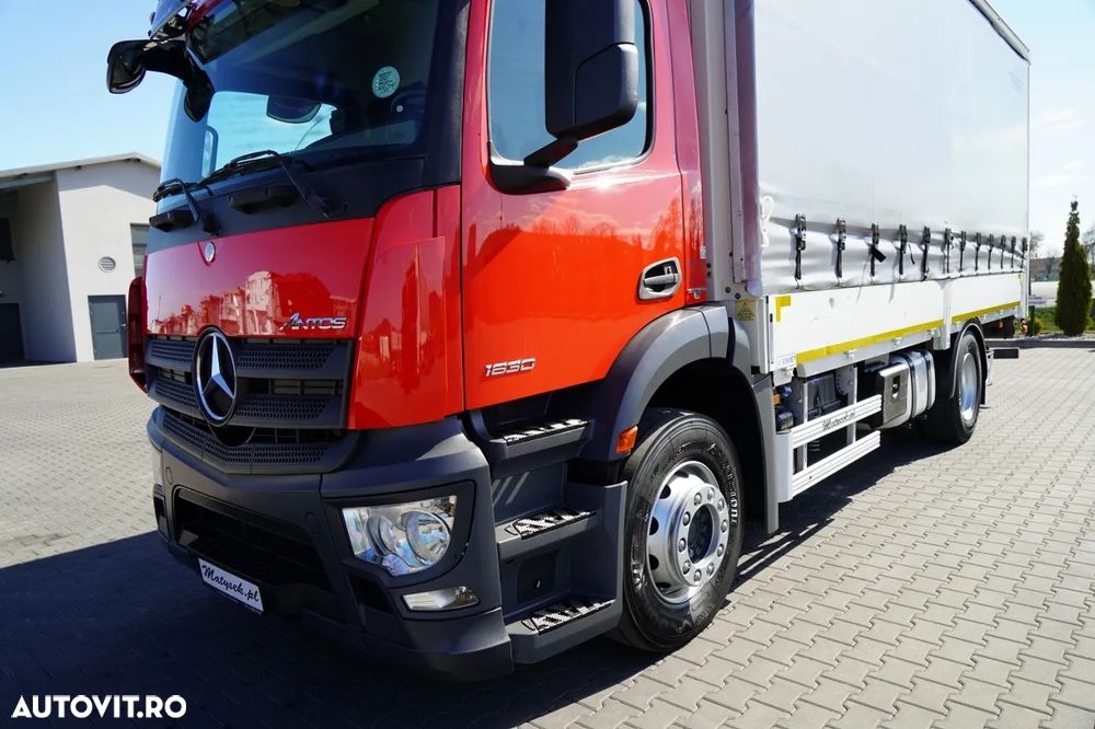 Mercedes-Benz ANTOS 1830 / CORTINĂ - 6,5 M / 4x2 / SOLO / DHOLLANDIA LIFT 2000 KG / EURO 6 - 10