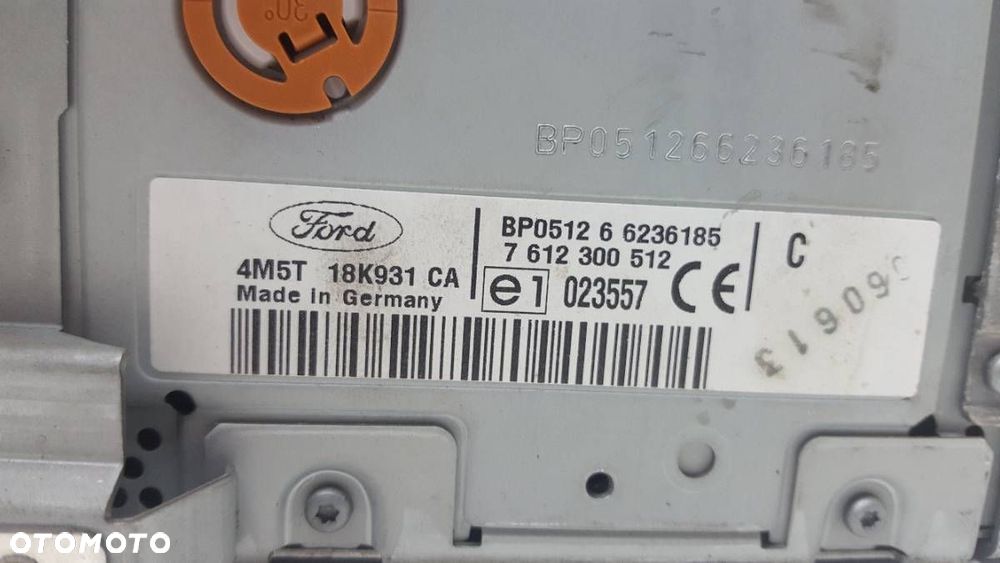 RADIO ODTWARZACZ CD FORD C-MAX MK1 4M5T18K931CA - 6