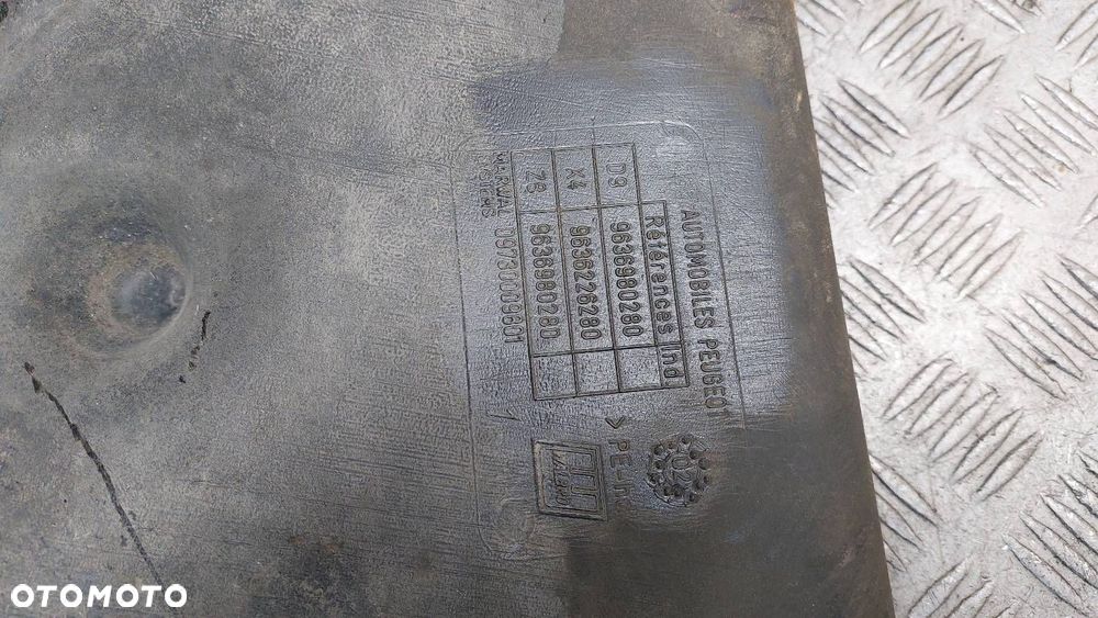 ZBIORNIK PŁYNU FAP/DPF 308 I 1.4 VVTI PRZED LIFTEM 9636980280  C8 607 - 2