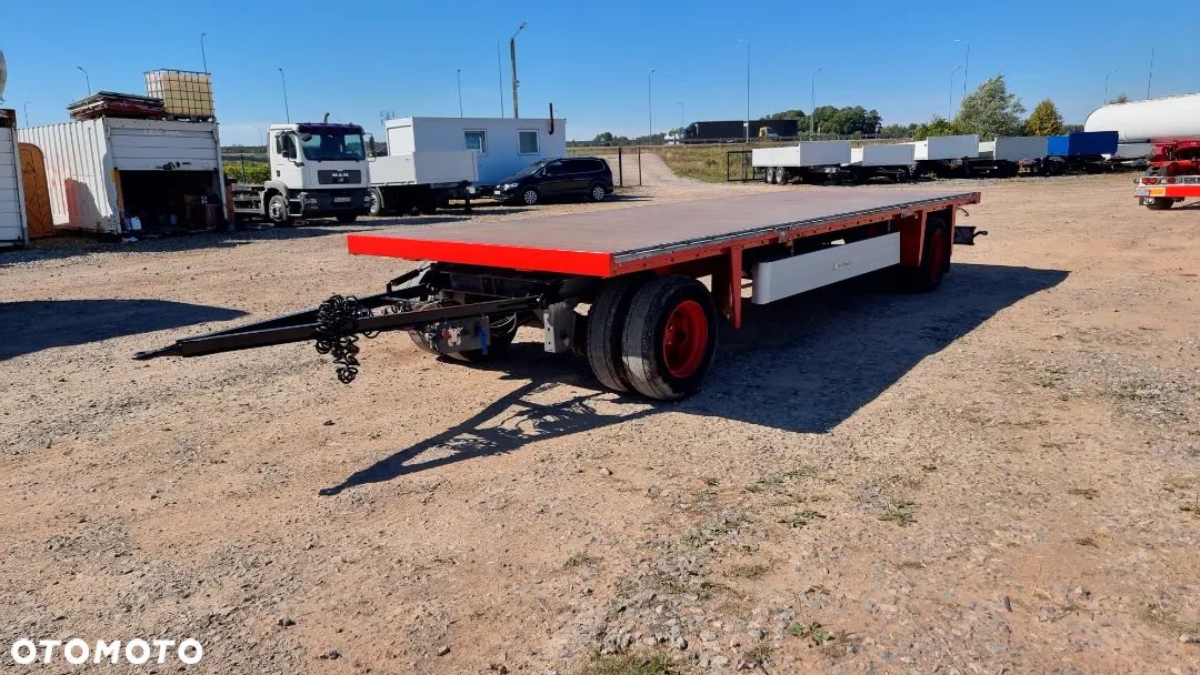 Inny PRZYCZEPA 7.45M PLATFORMA BUDOWLANKA 2014 rok RAMA OCYNK  ST. IDEALNY  MOŻLIWOŚĆ TRANSPORTU - 1