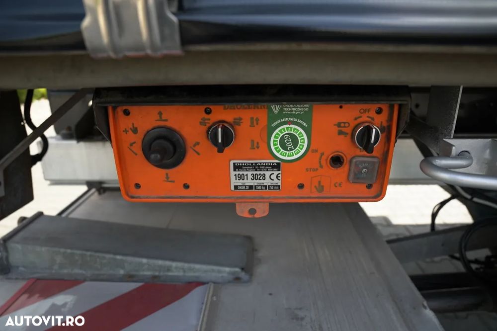 Scania R 410 / 9.5 M CORTINĂ / 6x2 / PUNTE RIDICATĂ / DHOLLANDIA LIFT / EURO 6 - 20