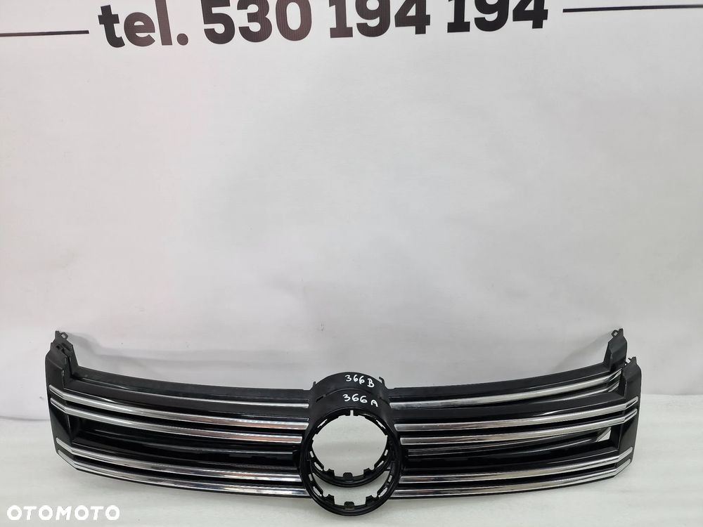VW TIGUAN I LIFT 11- NAKŁADKA / ATRAPA / GRILL PRZEDNI PRZÓD , NR 5N0853651H , NR AUKCJI GR366 - 1