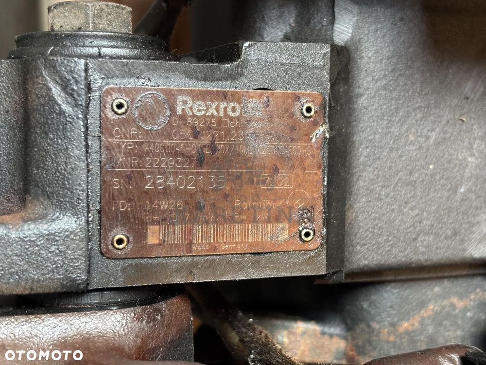 Claas AXION 830 CMATIC Pompa Jazdy Autopower REXROTH A40CTI045 10ML06Z600SAE00-S - 5