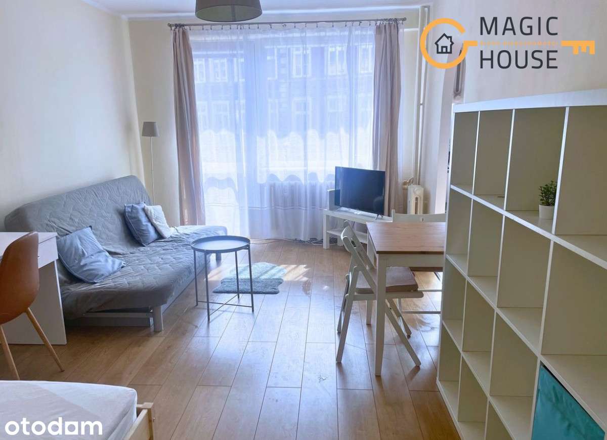 Centrum Gdańska przy Starówce | 32,4 m² | Balkon |