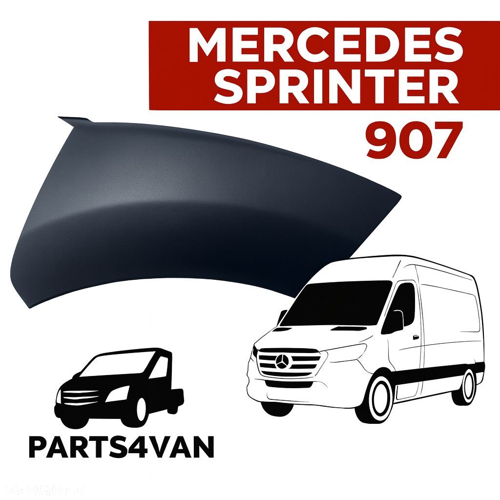 Nakładka błotnika przedniego prawa Mercedes Sprinter 907 910 +2018 - 1
